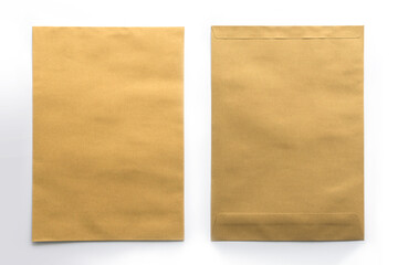 Brown document envelope