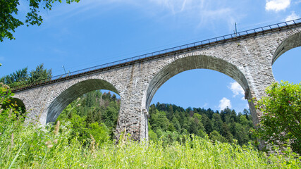 Fototapeta na wymiar Ravennaschlucht - Brücke 1 (2020-06)