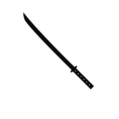 Katana sword silhouette