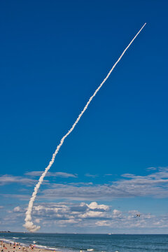 Rocket Launch From Cape Canaveral Florida