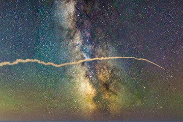 Watching a missile launch from Cape Canaveral from Cocoa Beach