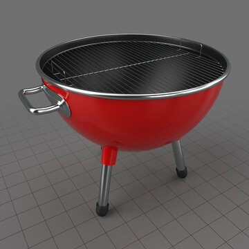 Kettle charcoal grill 1