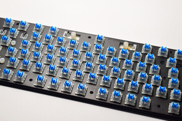 Keyboard keypad on a white background