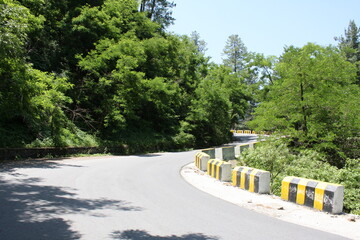 Abbottabad:June 2020,During the lockdown of Coronavirus no tourist in nathia gali,Beautiful view of Nathia Gali Road.Photo by Atif Hussain