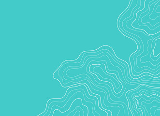 topographic map vector illustration abstract height lines isolated on a blue background