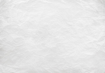 Closeup to white crumpled paper texture background,abstract