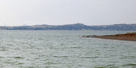 landscape view of thuti dam near vyara