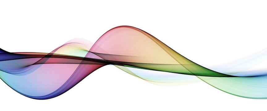 Fototapeta  Abstract rainbow light wave futuristic background 