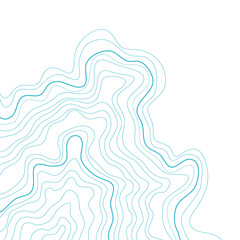 topographic map vector illustration abstract height lines isolated on a white background