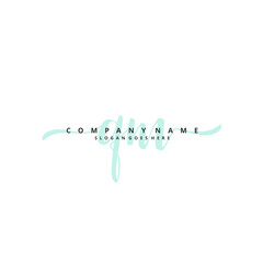 Q M QM Initial handwriting and signature logo design with circle. Beautiful design handwritten logo for fashion, team, wedding, luxury logo.