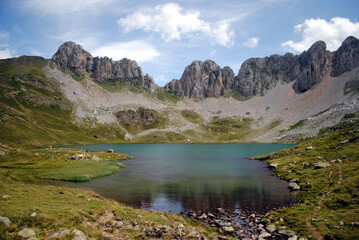 Acherito's lake in spanish pyrenees.