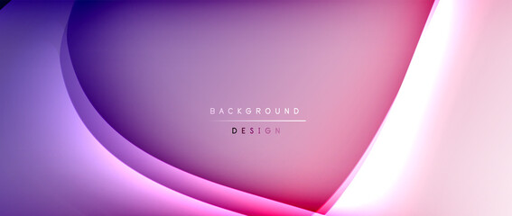 Fluid gradient waves with shadow lines and glowing light effect, modern flowing motion abstract background for cover, placards, poster, banner or flyer