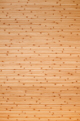 Wooden background made of bamboo sticks