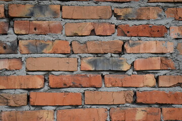 red brick wall