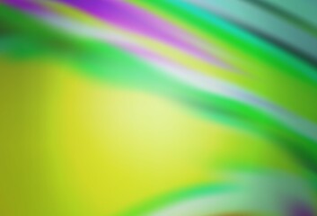 Obraz premium Light Blue, Green vector glossy abstract layout. A completely new colored illustration in blur style. Elegant background for a brand book.