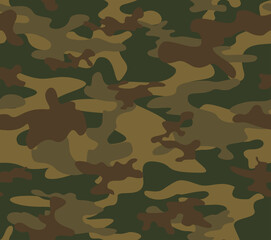 Fototapeta premium Army camouflage seamless texture military background vector