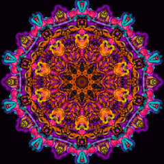 Mandala ornamental round ornamental round lace pattern