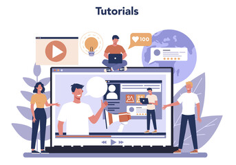 SMM social media marketing online service or platform. Advertising