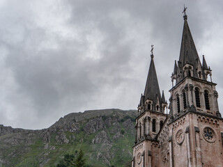 Covadonga Sanctuary in the nature