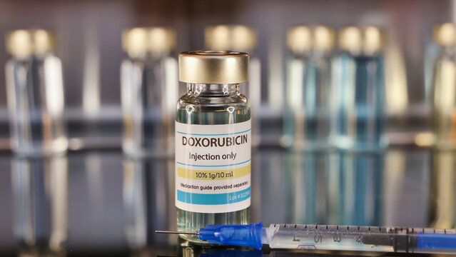 Vial of Doxorubicin injection