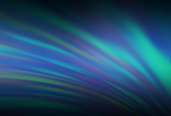 Dark Green vector colorful abstract background.