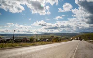 The road from Ufa to Chelyabinsk