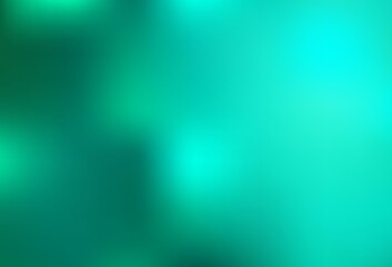 Light Green vector abstract blurred background.