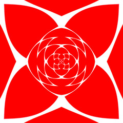 Naklejka premium red and white abstract background, graphic design illustration wallpaper