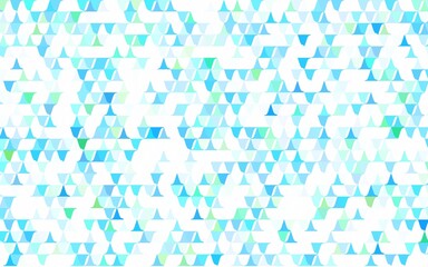 Light Pink vector polygonal template. Shining illustration, which consist of triangles. Triangular pattern for your business design.