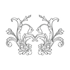 
UPLOAD
UPLOAD
100%
18

Classical baroque vector of vintage element for design. Decorative design element filigree calligraphy vector. You can use for wedding decoration of greeting card and laser cut