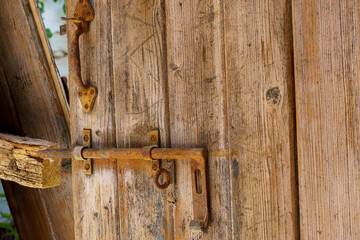 old wooden door