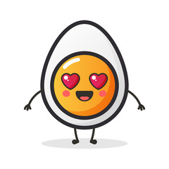 Cute Egg character for illustration or mascot.