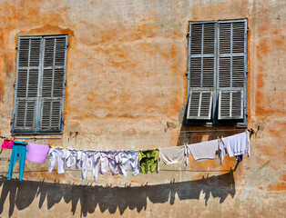 foreshortening in Imperia porto Maurizio Liguria Italy