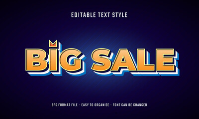 Editable text effects promotion concept