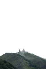 Obraz premium Gergeti Trinity Church near Gergeti village
