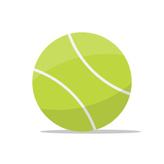 Obraz premium Tennis ball illustration sports equipment isolated vector on white background