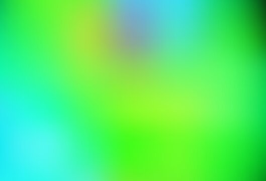 Light Blue, Green vector blurred shine abstract template.