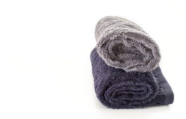 cotton towel isolated on white