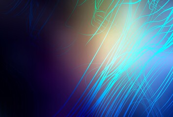 Dark Blue, Yellow vector blurred bright texture.