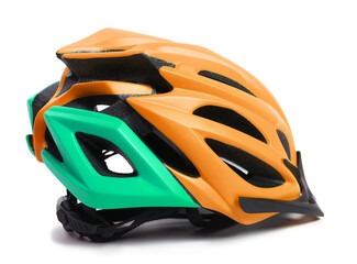 Fototapeta premium Multicolor bicycle helmet