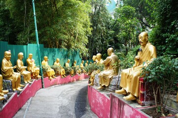 Ten Thousands Buddhas Monastery in Hong Kong.