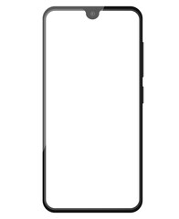 Realistic smartphone mockup collection, vector mobile device concept