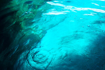 Fototapeta na wymiar Beautiful water of Zakinthos island