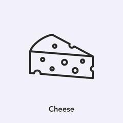 cheese icon vector sign symbol
