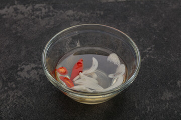 Vietnamese vinegar sauce with chili