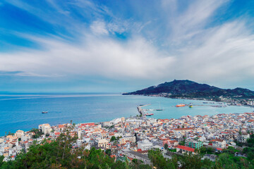 Naklejka premium Zaante town, Zakinthos Greece