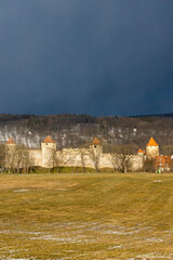 Veveri castle in South Moravia, Czech Republic