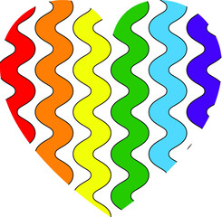 International Pride Festival. Gay Pride. Interracial group of gays, lesbians, transgender people participating in the pride of LGBTQ.