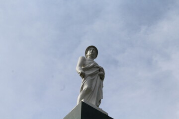 Estátua do mirante. Centro da cidade de Estrela/RS, Brasil