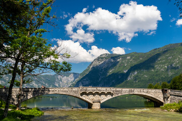 Lake Bohinj in Triglav national park, Slovenia